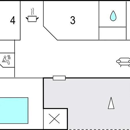 Awesome In With Kitchen Holiday home Vestervig